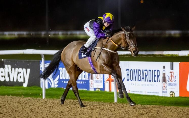 Rainbow Dreamer winning the Betway Conditions Stakes in 2020