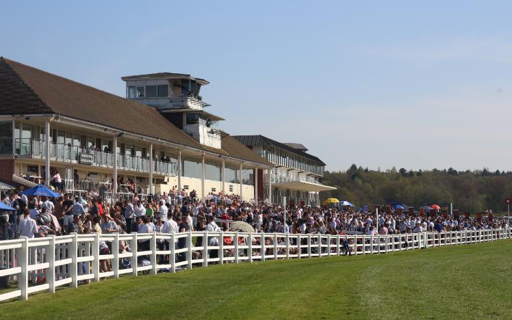 Huge Crowd at Lingfield Park